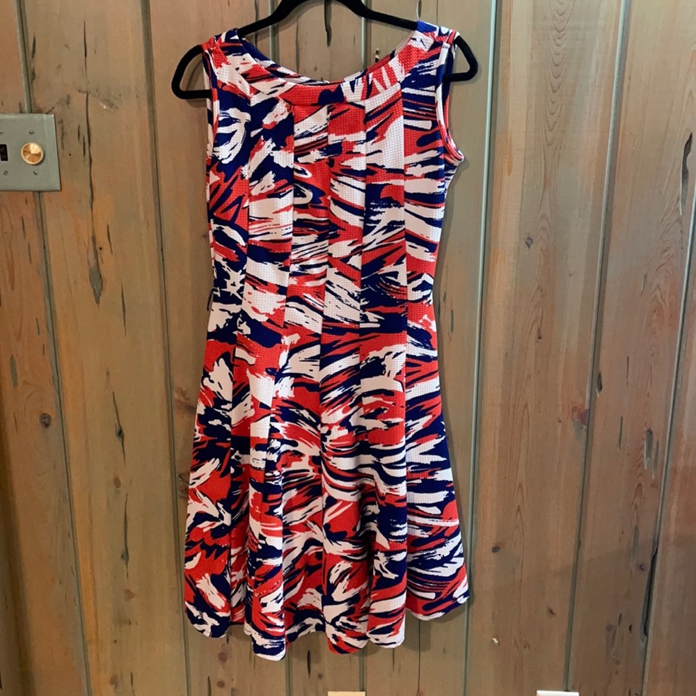 Red white and blue dress